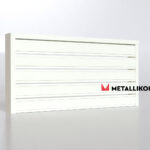 Планкен для забора 120 mm RAL 9010 – покрытие матвоое, толщина 0,45 мм в Анапе | фото 4